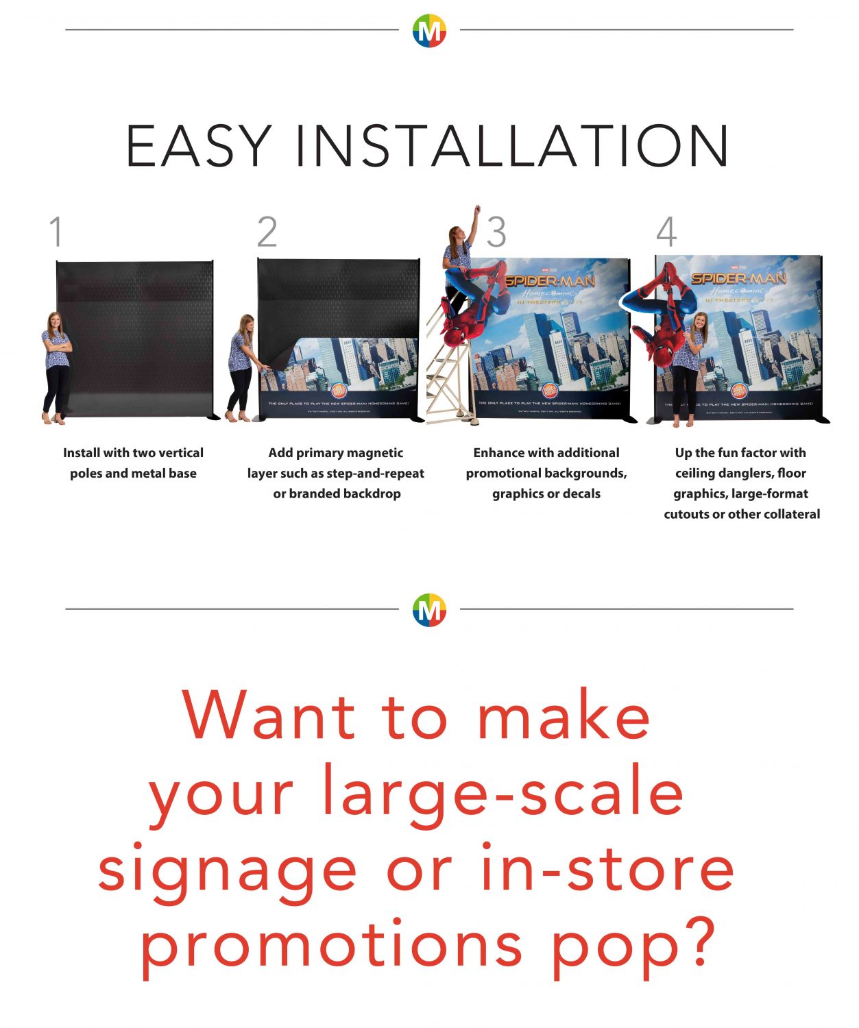 Magnetic Sign Easy Installation