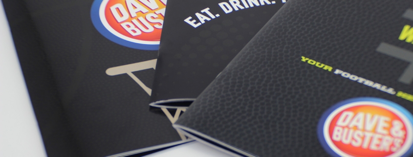 Ultraviolet Printing Enhances Printed Restaurant Collateral